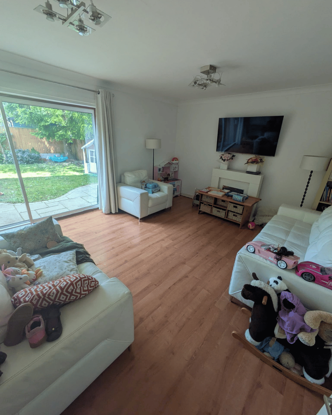 1-1 client clean 2 - living room