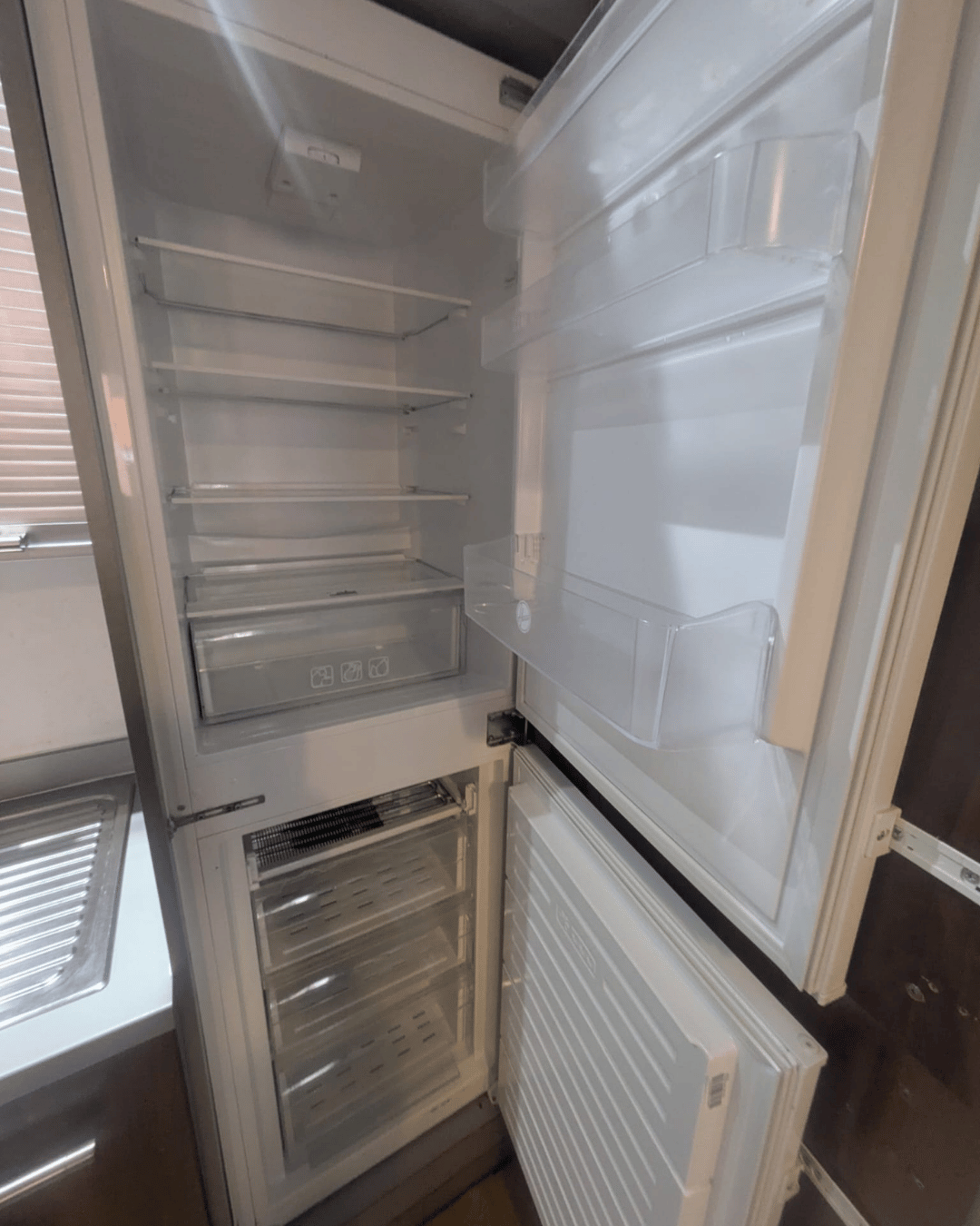 client clean - fridge after