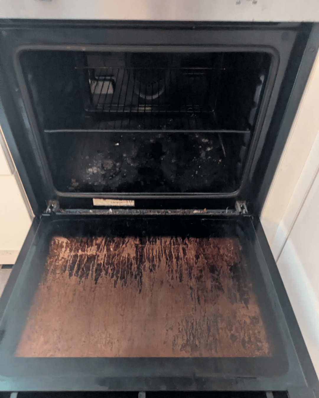 new oven before